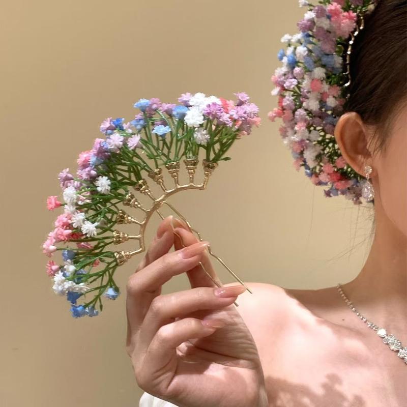 Event Suppliers - Artificial Flower Bridal Wedding Hairpin U