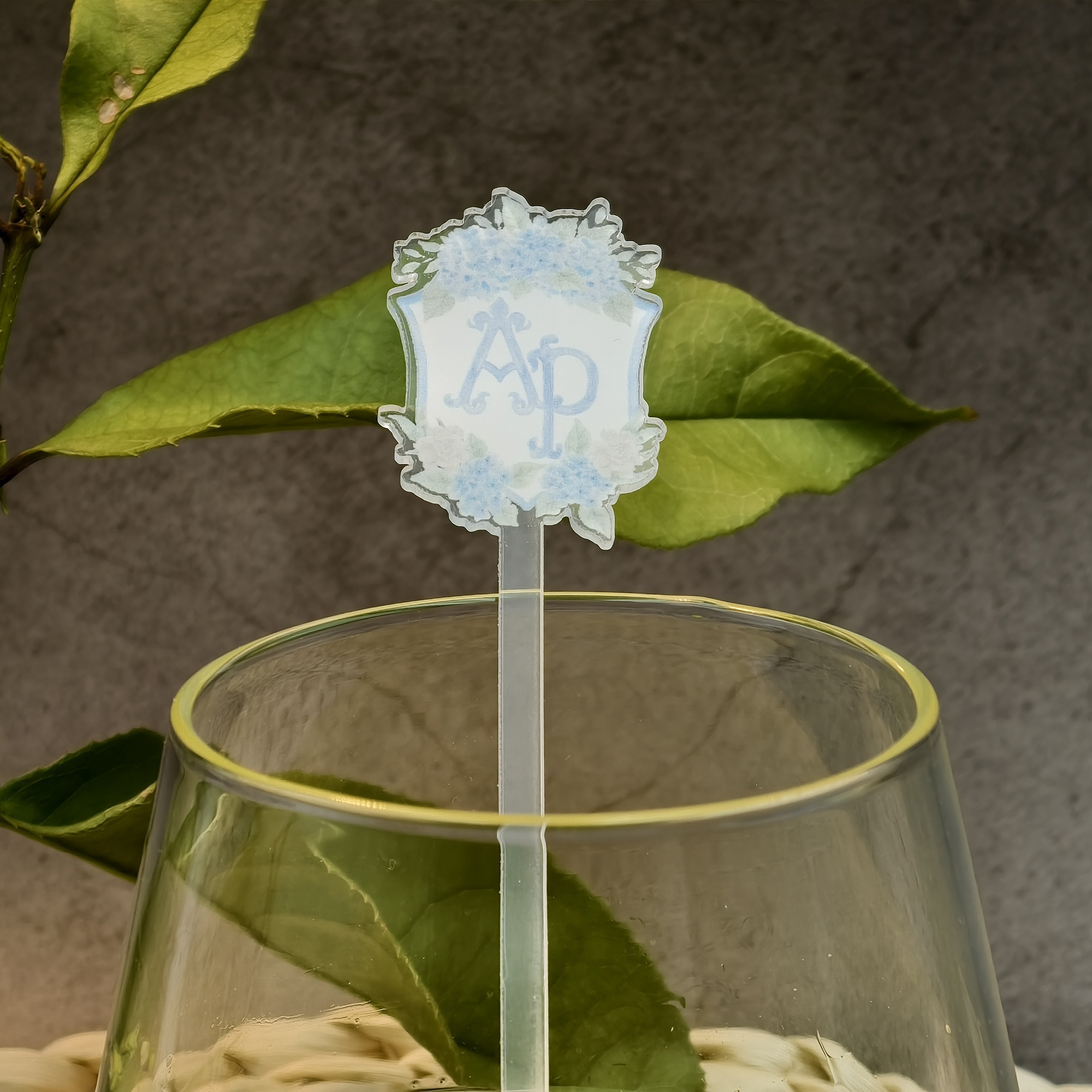 Centerpiece Stick - Photo custom stir stick, custom cocktail