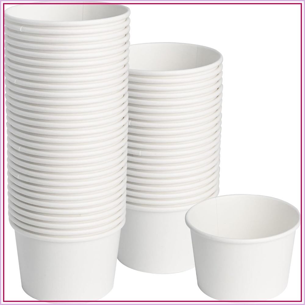 Plastic Cup 50Pcs - 50pcs 8oz Disposable Paper Cups for