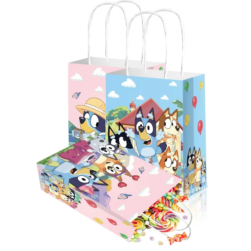 Party Favor Bag - 12Pcs Bluey Party Favors Candy Treat