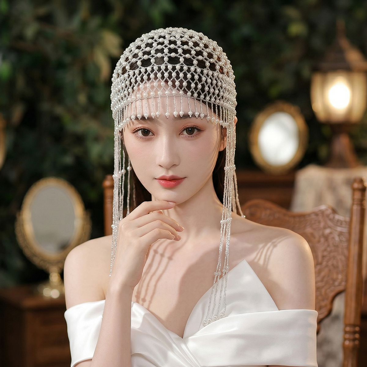 Luxury Pearls Beaded Headwrap  – Event Suppliers Bewertung und Preis