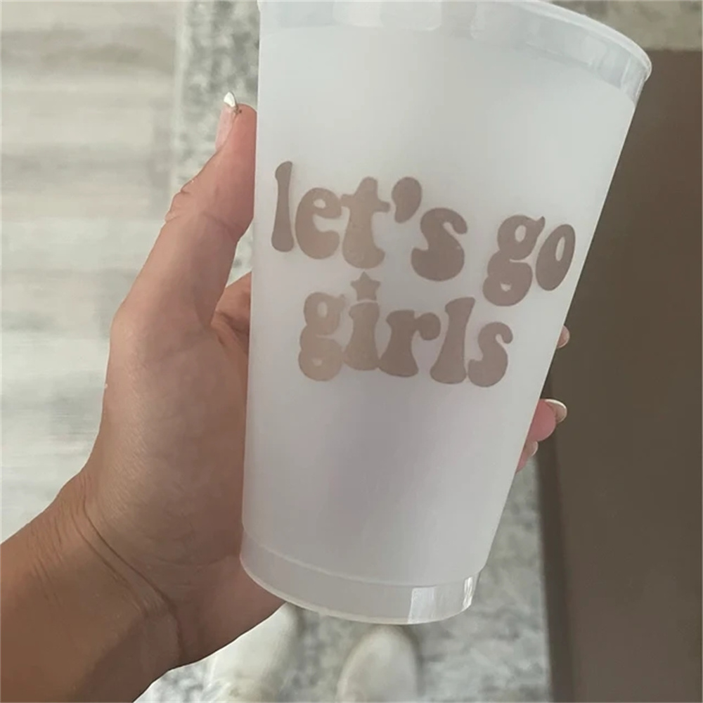 Wedding Logo Plastic Cups, Cor – Plastic Cup 50Pcs Bewertung und Preis