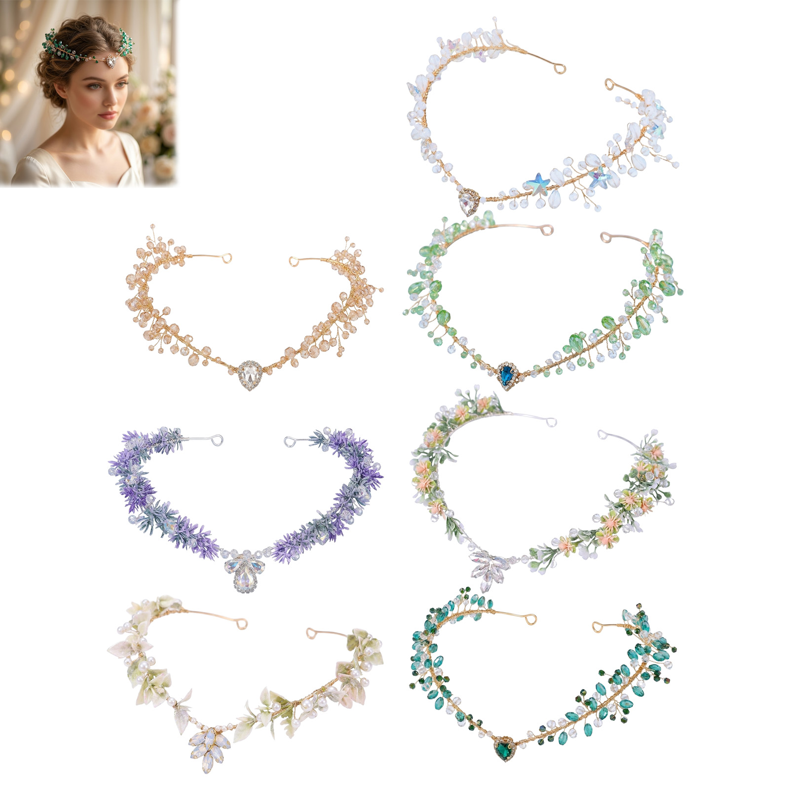 Bridal Hairband Triangular Cry – Event Party Bewertung und Preis