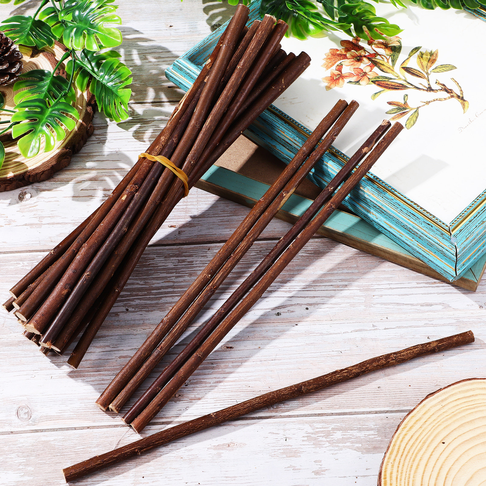 50Pcs Wood Twigs Sticks Dried  – Centerpiece Stick Bewertung und Preis
