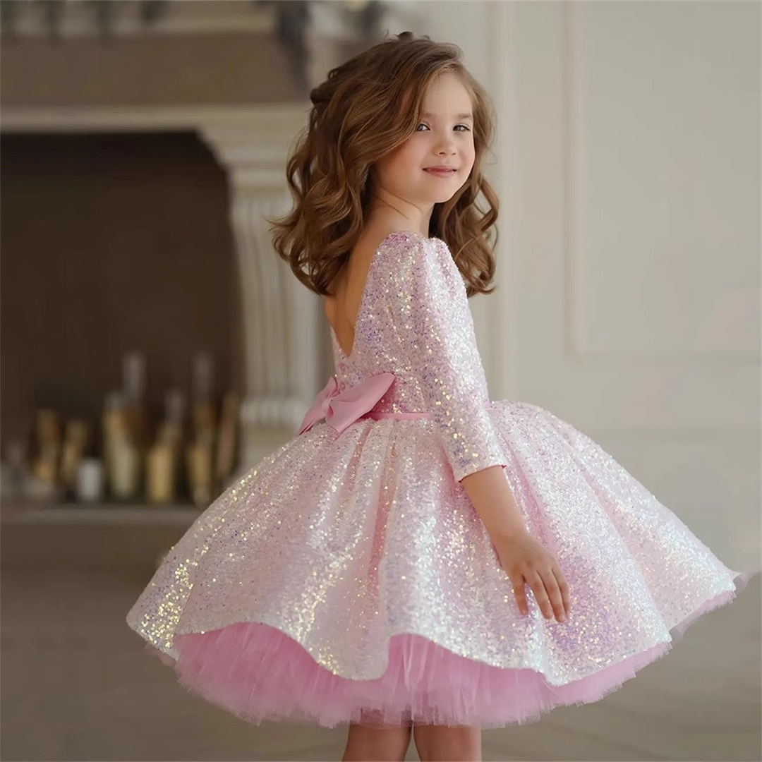 Glitter Pink Girl Dress Knee L – Birthday Sash Glitter Bewertung und Preis