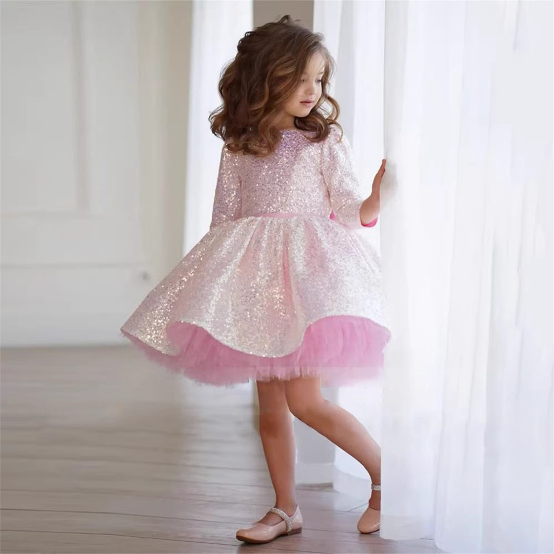 Glitter Pink Girl Dress Knee L – Birthday Sash Glitter Bewertung und Preis