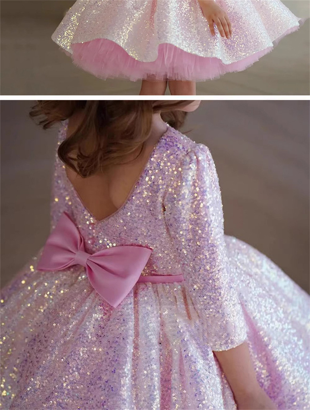 Glitter Pink Girl Dress Knee L – Birthday Sash Glitter Bewertung und Preis