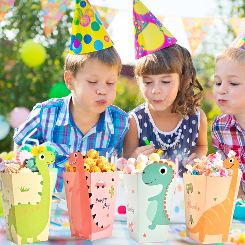 4Pcs Cartoon Dinosaur Boxes Di – Event Party Box Bewertung und Preis