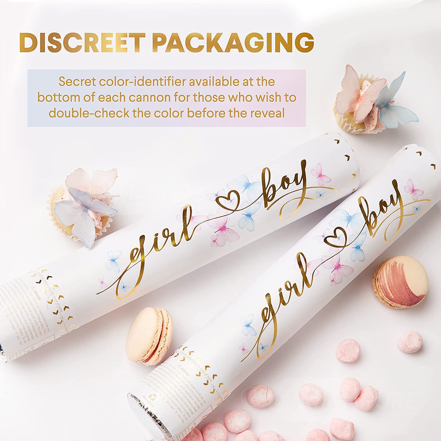 Gender reveal party confetti c – Confetti Cannon Tube Bewertung und Preis
