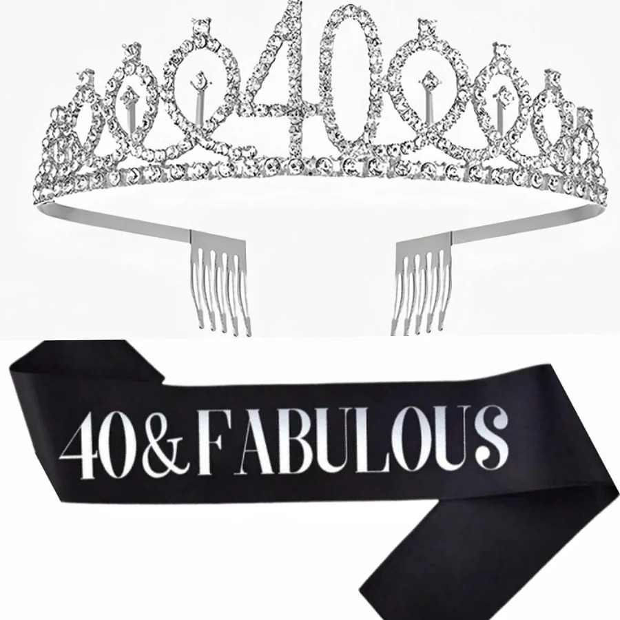 Glitter Silvery Birthday Tiara – Birthday Sash Glitter Bewertung und Preis