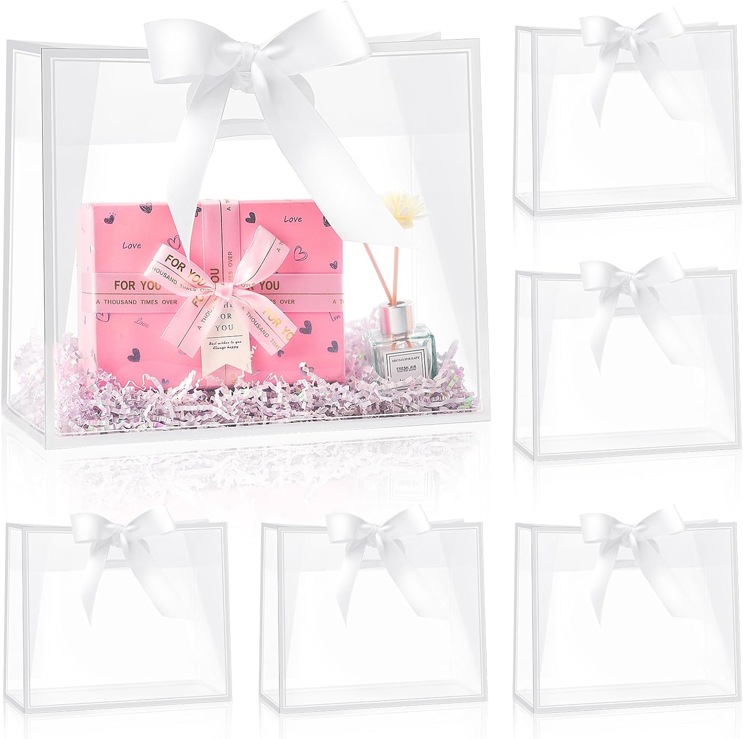 Clear Plastic Gift Bags with H – Party Favor Bag Bewertung und Preis