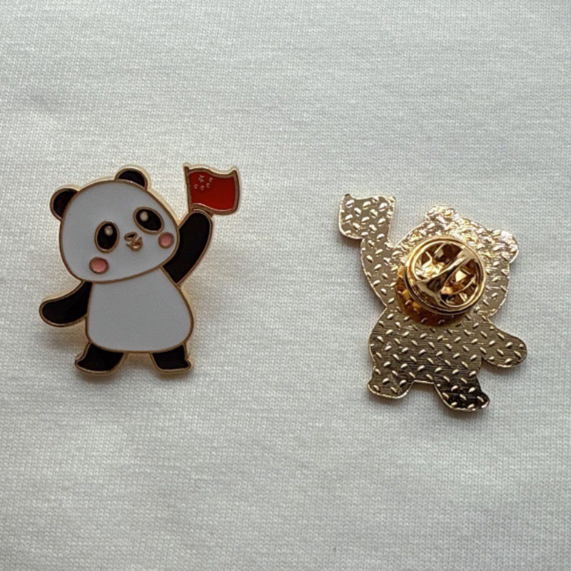6pcs Cartoon China Panda Badge – Event Party Bewertung und Preis