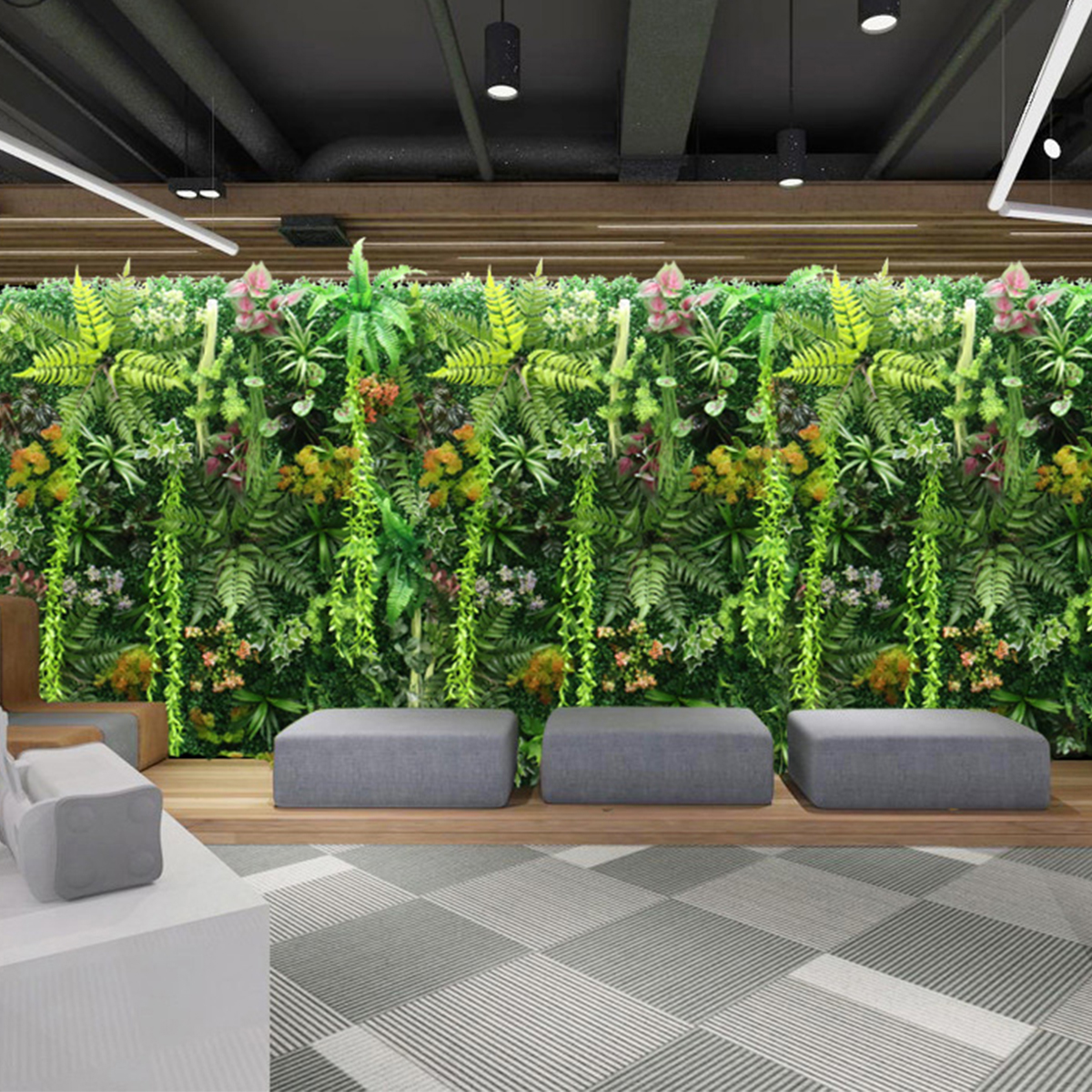 Artificial Plant Wall Plastic  – Flower Wall Panel Bewertung und Preis