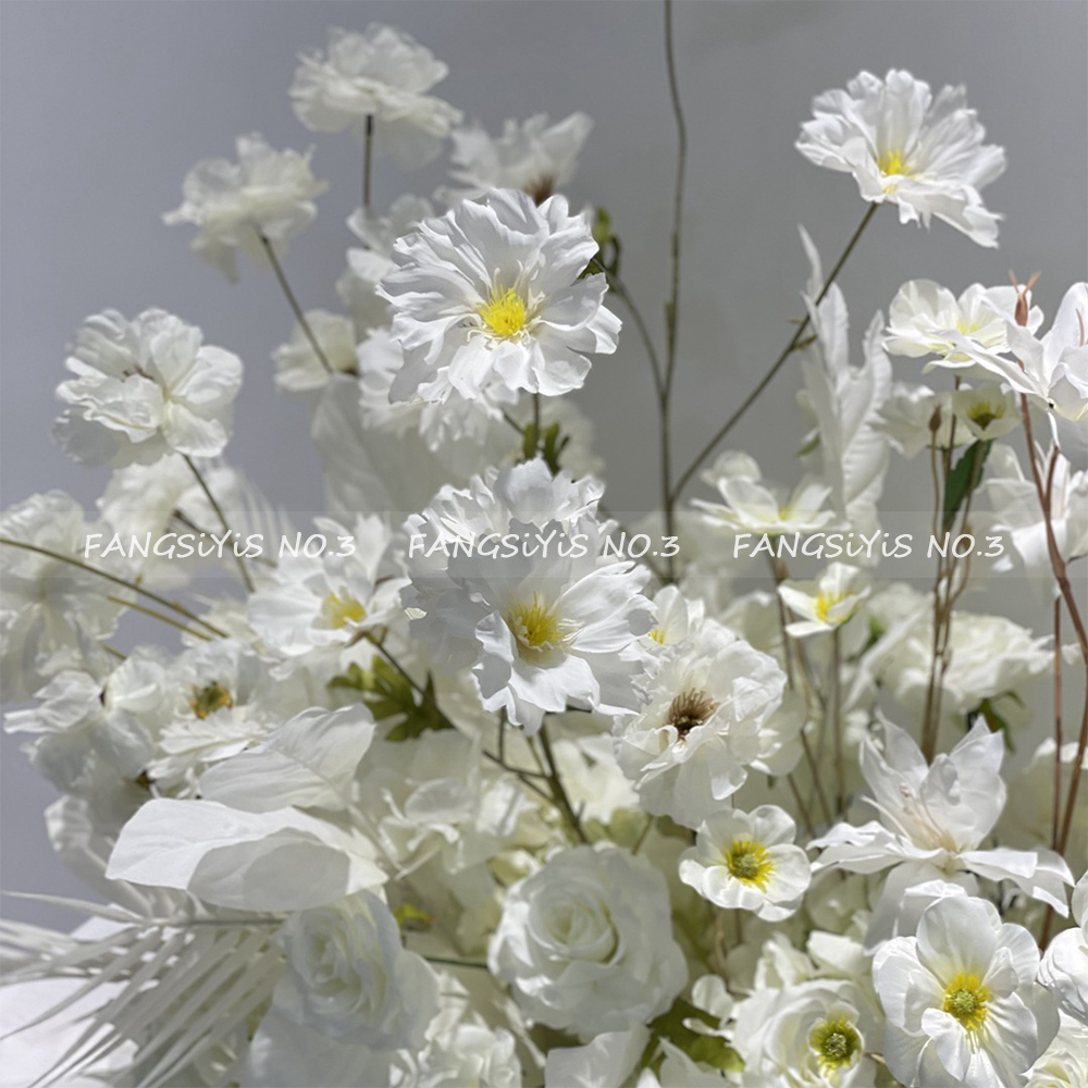 100/50CM Artificial White Rose – Flower Wall Panel Bewertung und Preis