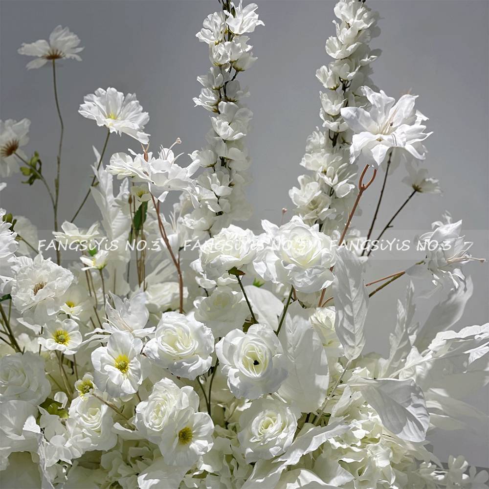 100/50CM Artificial White Rose – Flower Wall Panel Bewertung und Preis