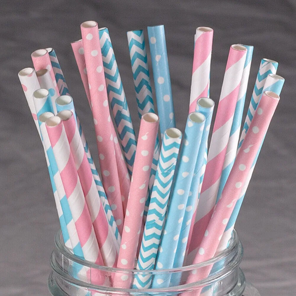 100 Bulk Packed Paper Straws P – Paper Straw Color Bewertung und Preis