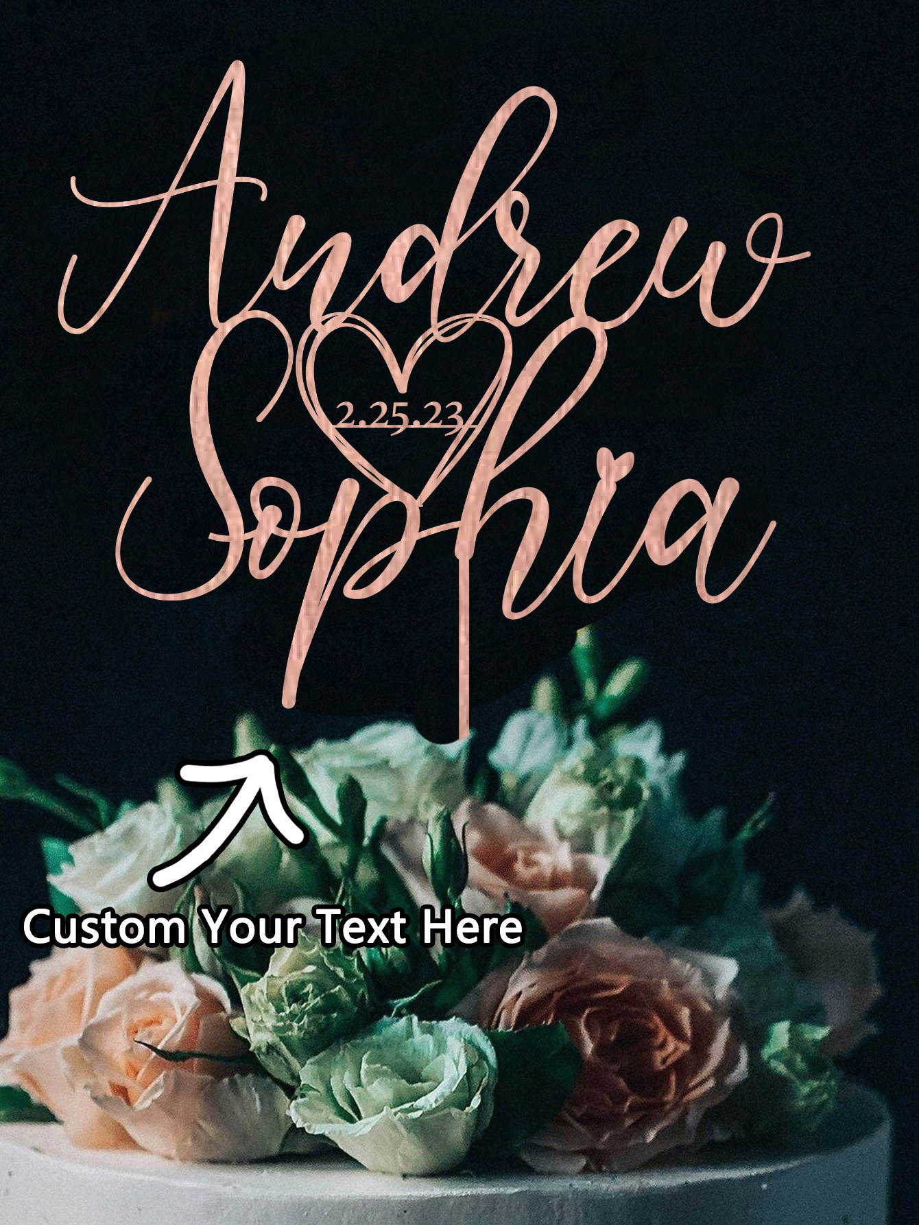 Custom Cake Topper - 1PC Perso – Event Suppliers Bewertung und Preis
