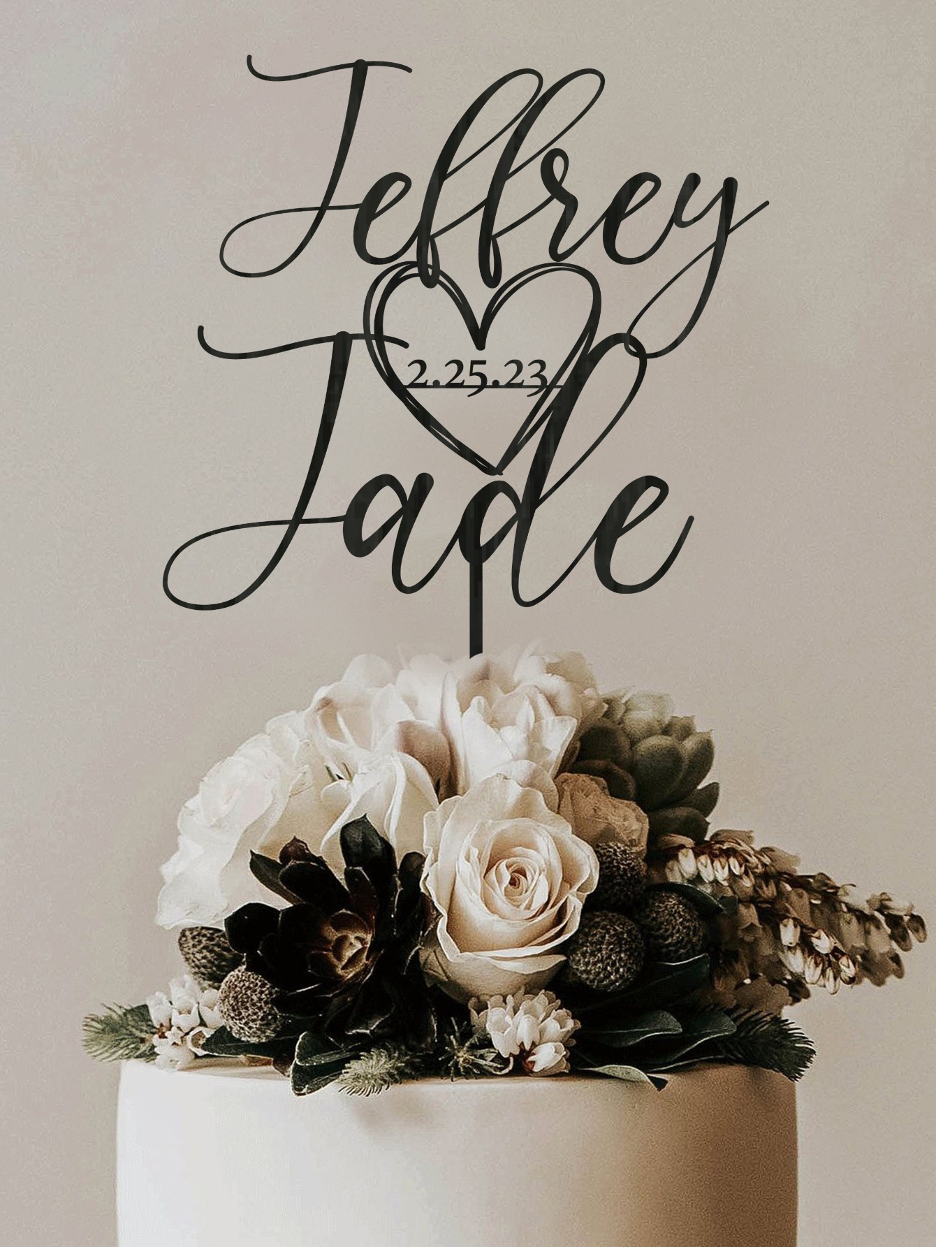 Custom Cake Topper - 1PC Perso – Event Suppliers Bewertung und Preis
