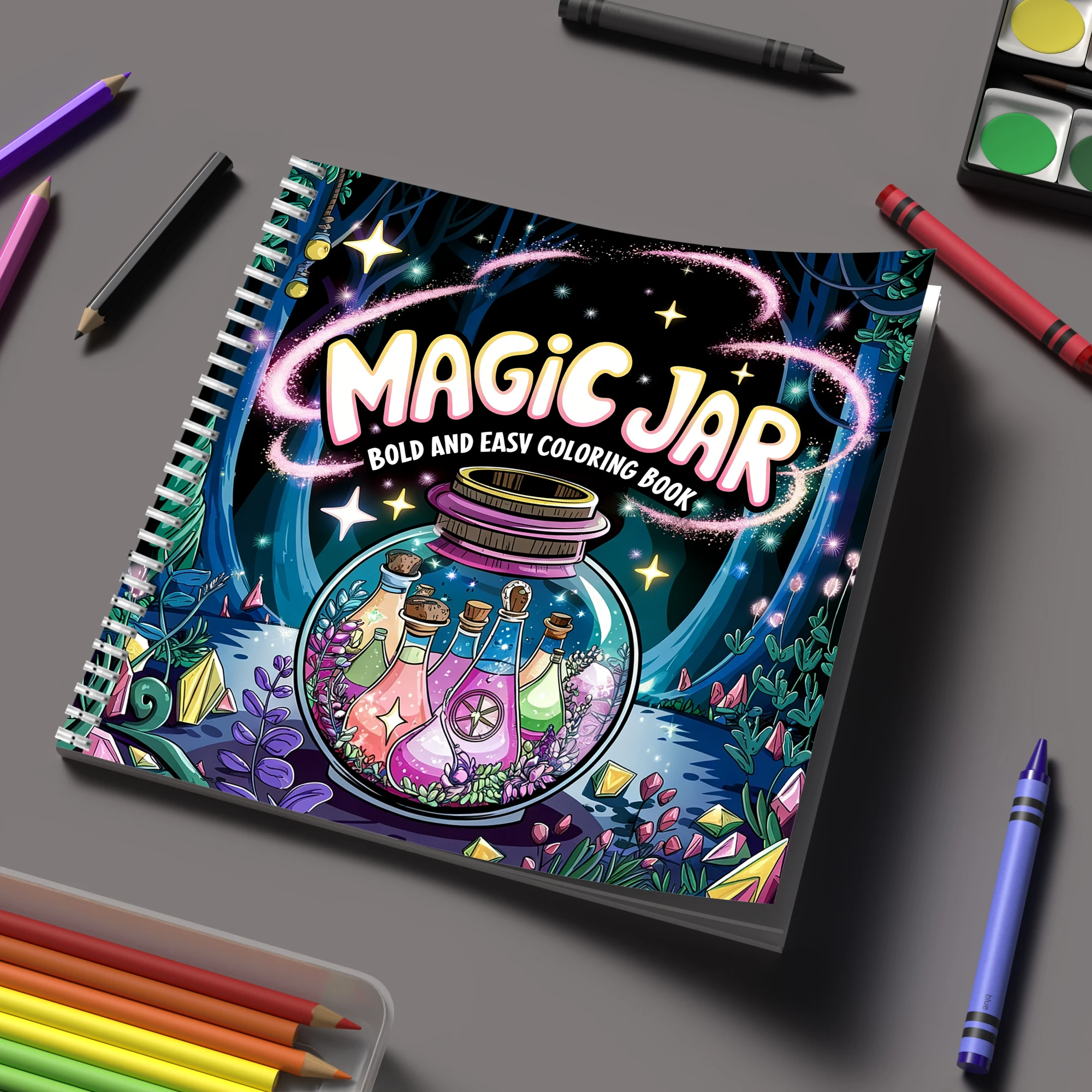 Coloring Book Magic Jar for Ad – Supply Event Bewertung und Preis