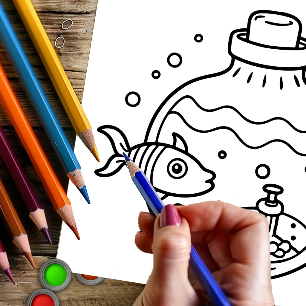 Coloring Book Magic Jar for Ad – Supply Event Bewertung und Preis