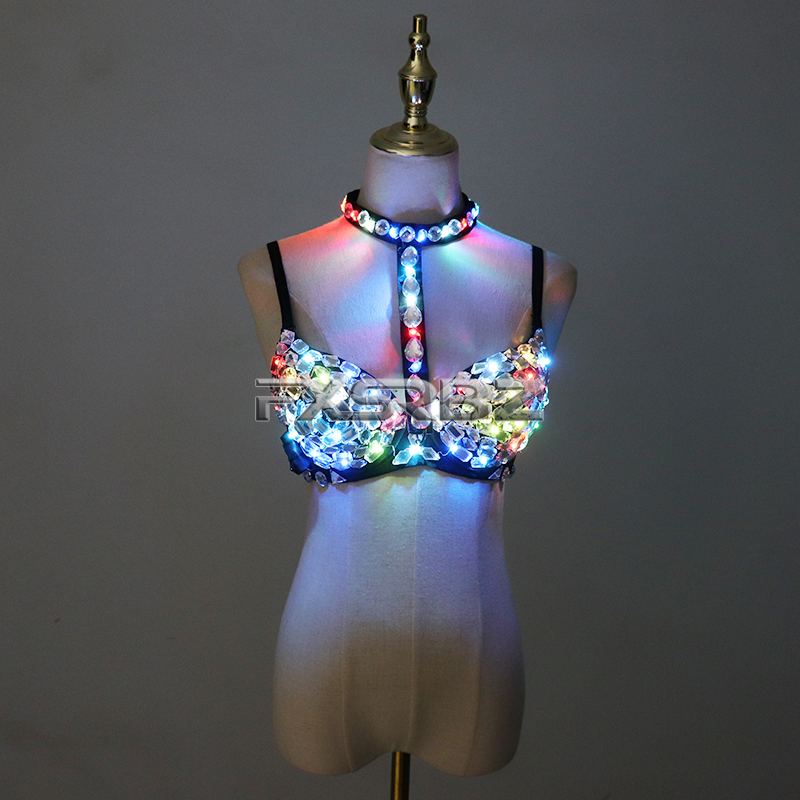 Nightclub Ds Sexy LED Bra Colo – Event Party Dj Bewertung und Preis