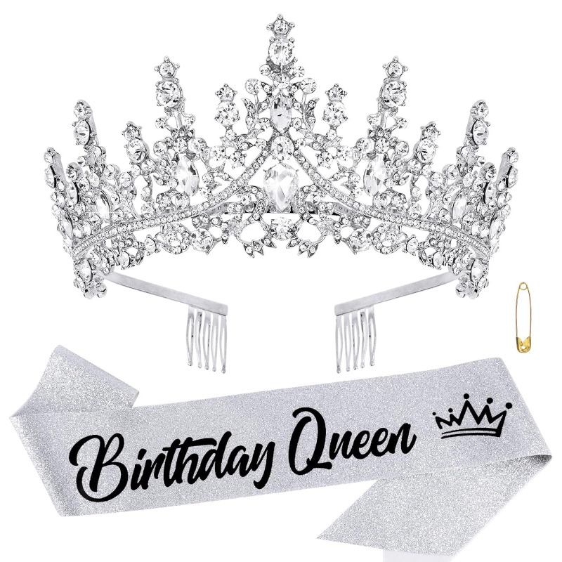 Birthday Party Decor Prop Crow – Birthday Sash Glitter Bewertung und Preis