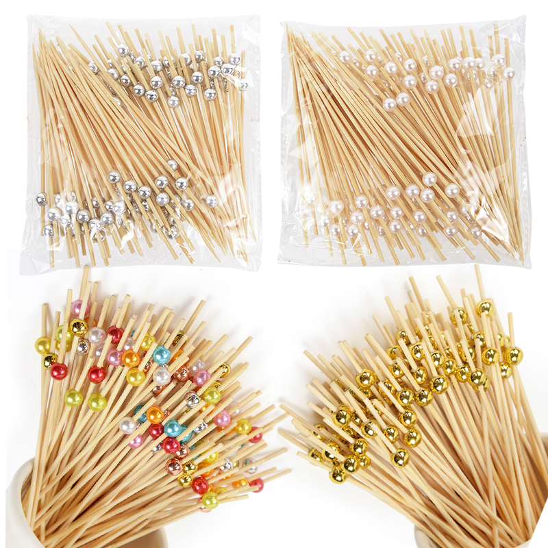 100Pcs Disposable Bamboo Skewe – Centerpiece Stick Bewertung und Preis