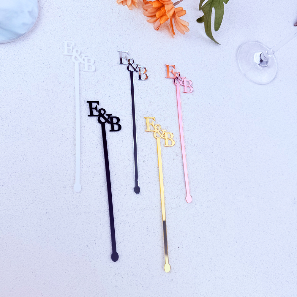 20pcs/50pcs Custom Initial nam – Centerpiece Stick Bewertung und Preis