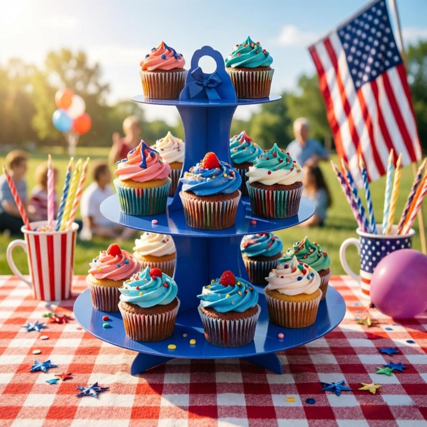 3-Tier Cupcake Stand, 2Pcs, St – Cupcake Stand Tier Bewertung und Preis
