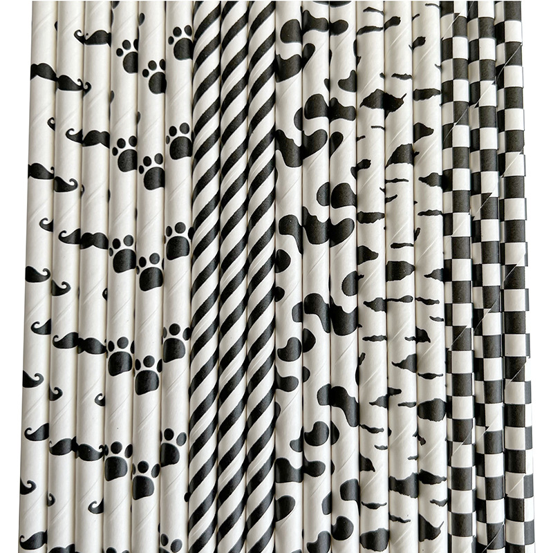 Moustache Paper Straw Cow Blac – Paper Straw Color Bewertung und Preis