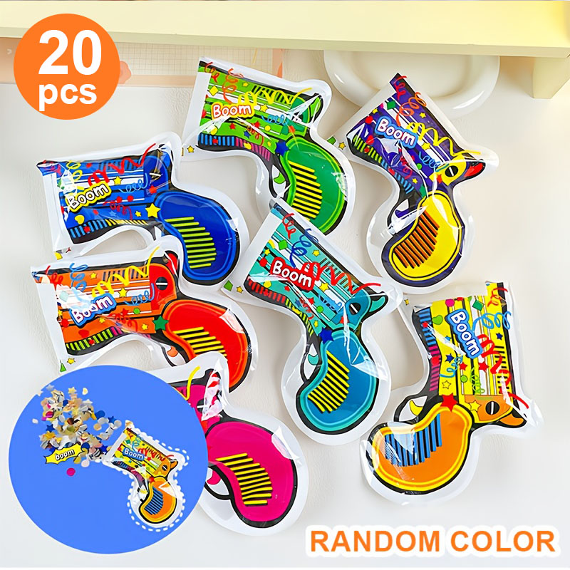 20 Colorful Confetti Poppers,  – Confetti Cannon Tube Bewertung und Preis
