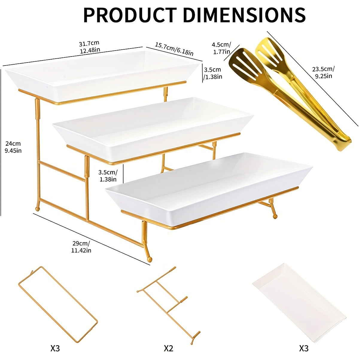White Tiered Serving Stand + T – Cupcake Stand Tier Bewertung und Preis