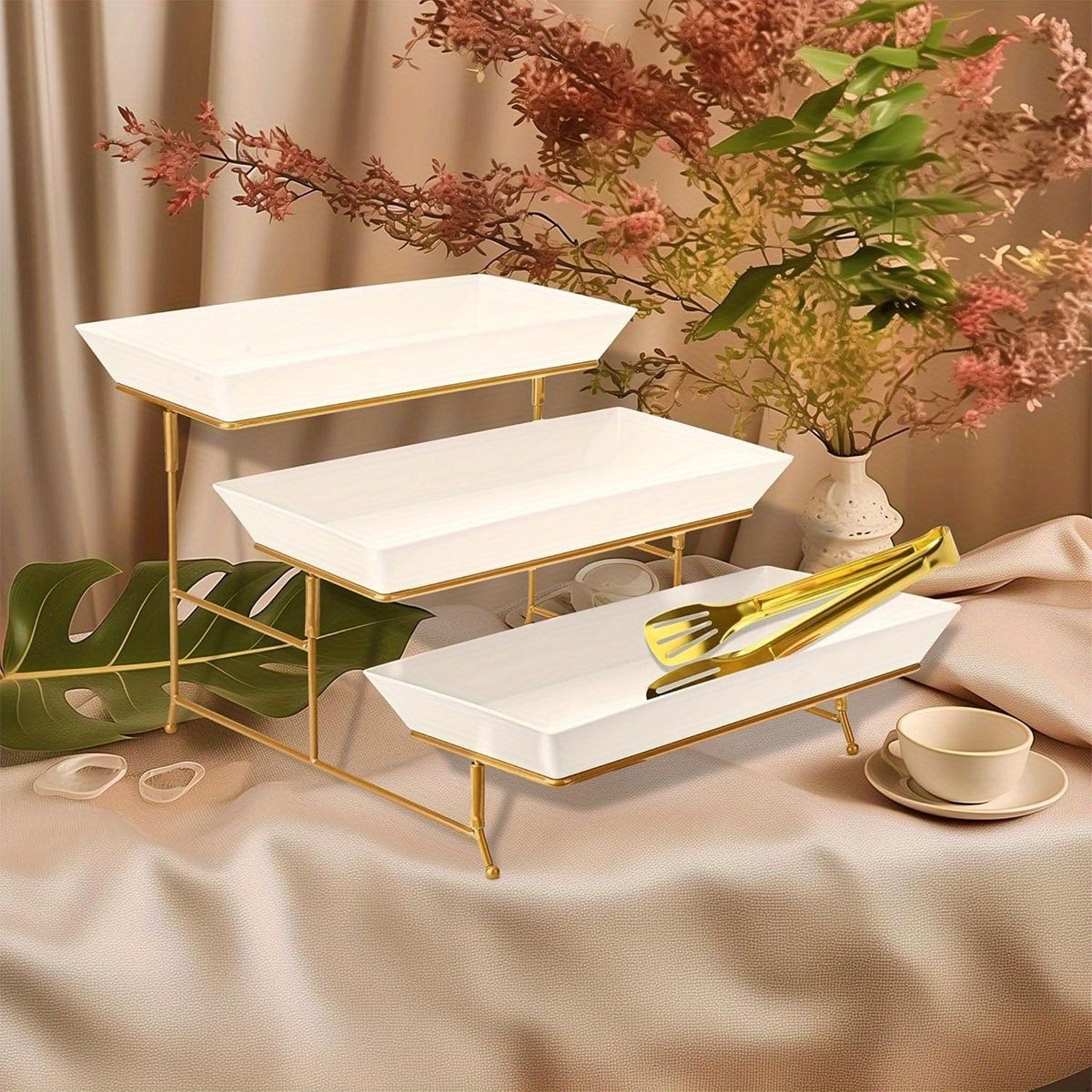 White Tiered Serving Stand + T – Cupcake Stand Tier Bewertung und Preis