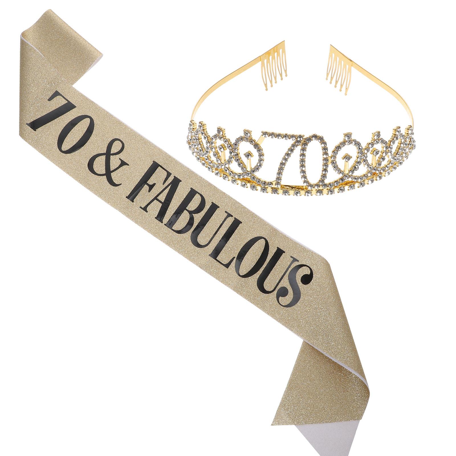Glitter Sash Birthday Crown Se – Birthday Sash Glitter Bewertung und Preis