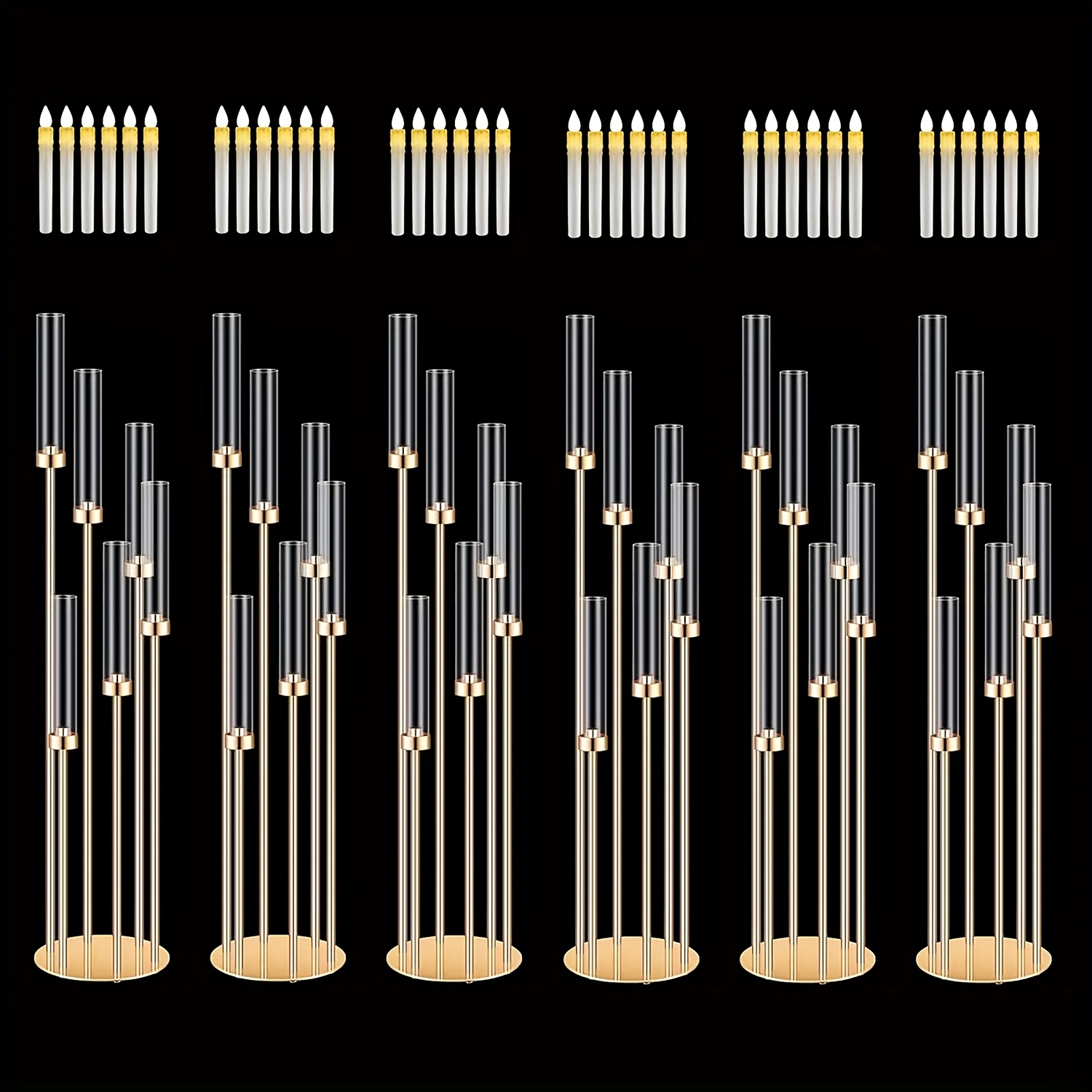 2 Sets Floor Candelabra 6 Arms – Centerpiece Stick Bewertung und Preis