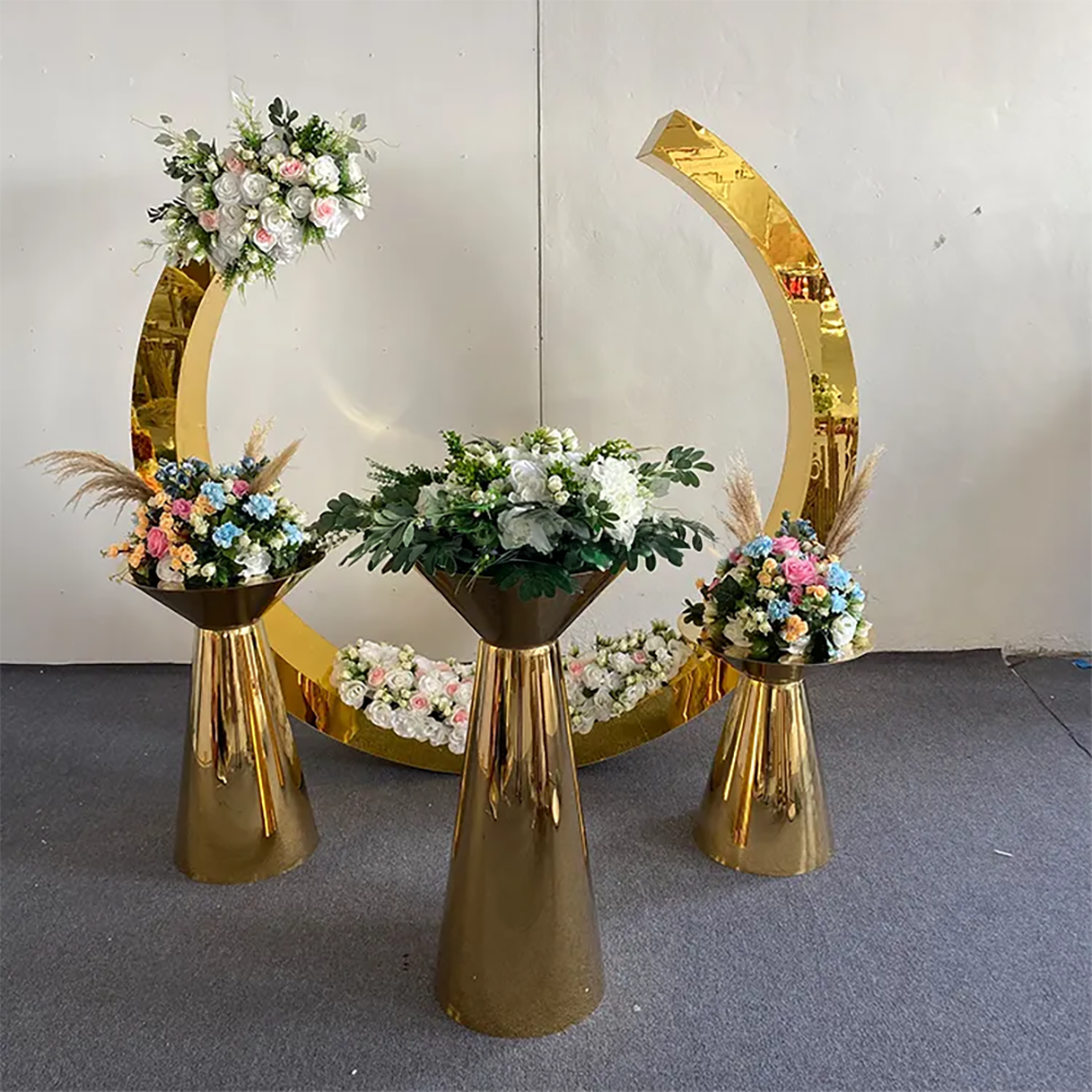 Hot Sale Gold Trim Flower Acry – Party Event Supplier Bewertung und Preis