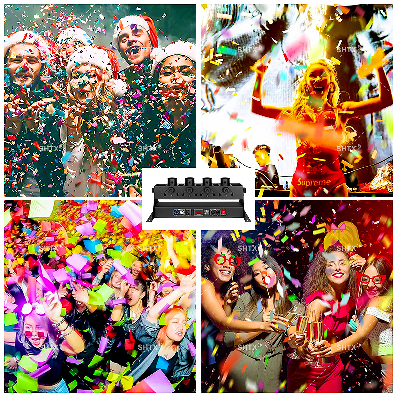 SHTX 4-Tube Confetti Launcher, – Confetti Cannon Tube Bewertung und Preis