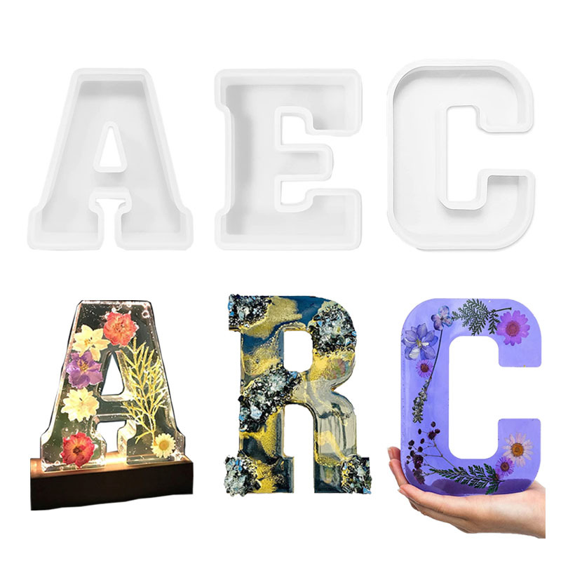 1pc A-Z Letter Silicone Molds  – Event Z Bewertung und Preis