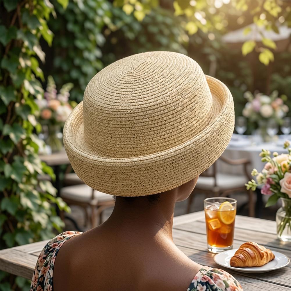 Solid Color Straw Bucket Hat S – Paper Straw Color Bewertung und Preis