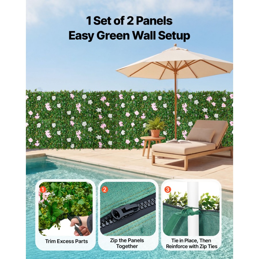 Wedding event backdrop: 3D sil – Flower Wall Panel Bewertung und Preis