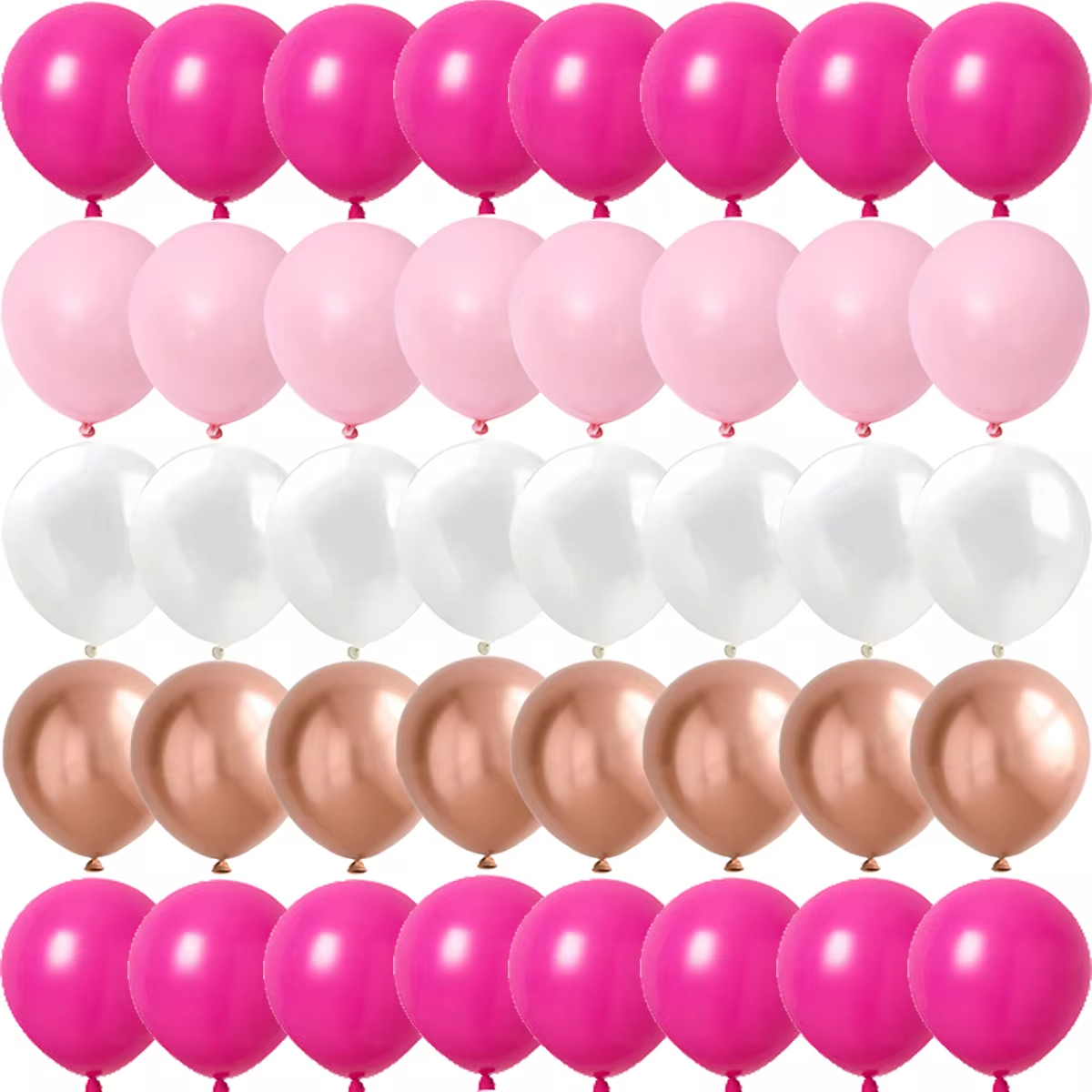 Rose Pink Metal Latex Confetti – Balloon Pump Hand Bewertung und Preis