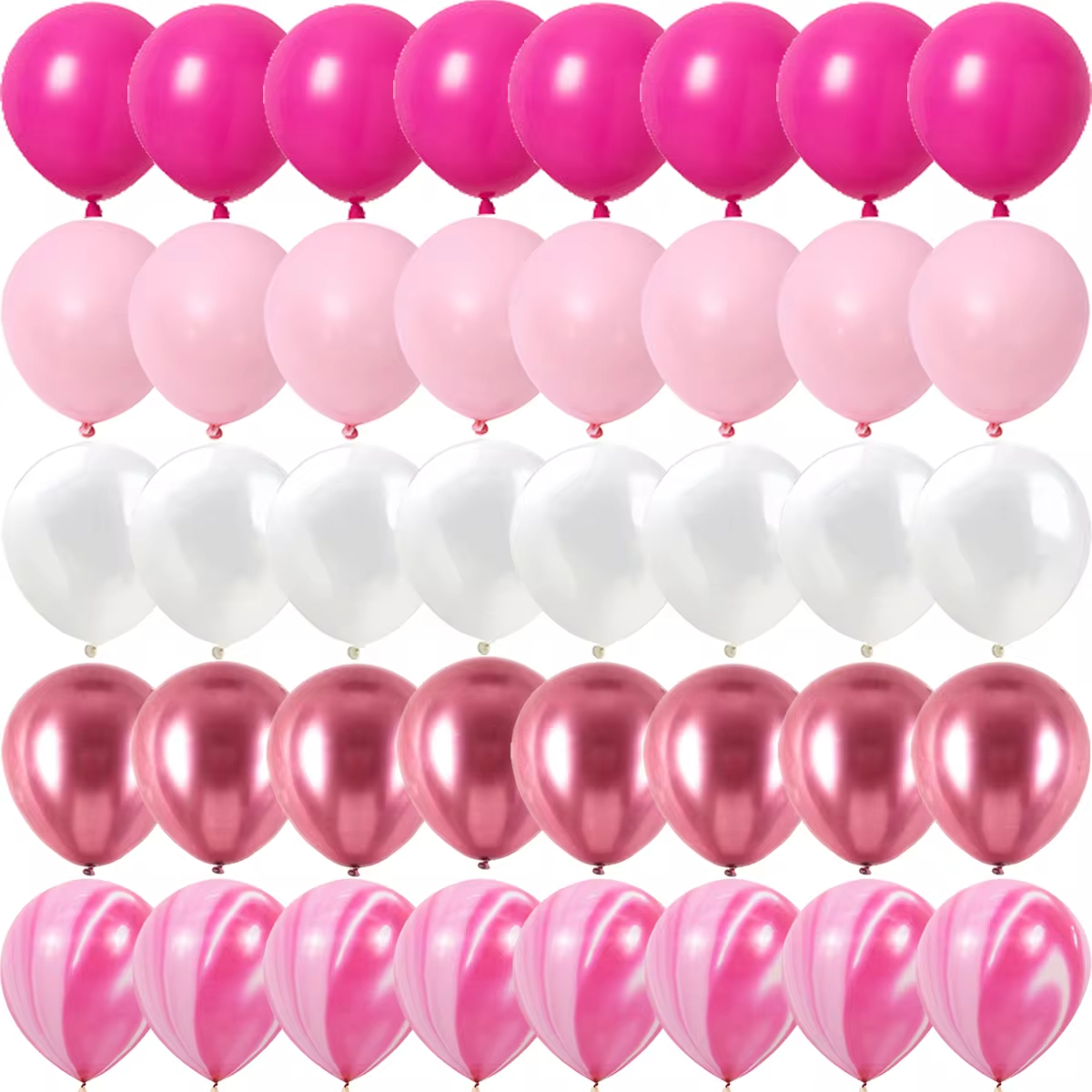 Rose Pink Metal Latex Confetti – Balloon Pump Hand Bewertung und Preis
