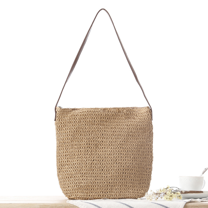 Straw Shoulder Woven Beach Sol – Paper Straw Color Bewertung und Preis