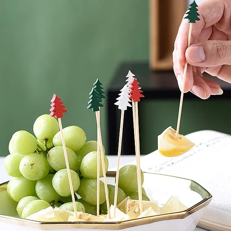 200/50PCS Christmas Fruit Skew – Centerpiece Stick Bewertung und Preis