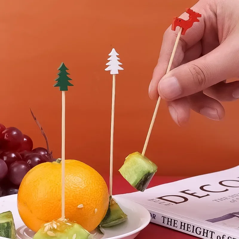 200/50PCS Christmas Fruit Skew – Centerpiece Stick Bewertung und Preis