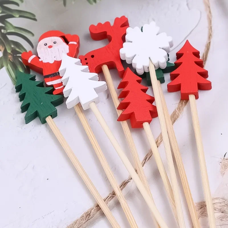 200/50PCS Christmas Fruit Skew – Centerpiece Stick Bewertung und Preis