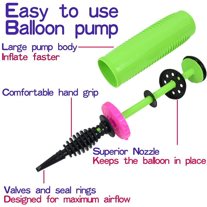 High quality Dual action Ballo – Balloon Pump Hand Bewertung und Preis