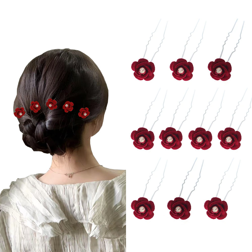 10Pcs Rose Hair Accessories We – Event Suppliers Bewertung und Preis