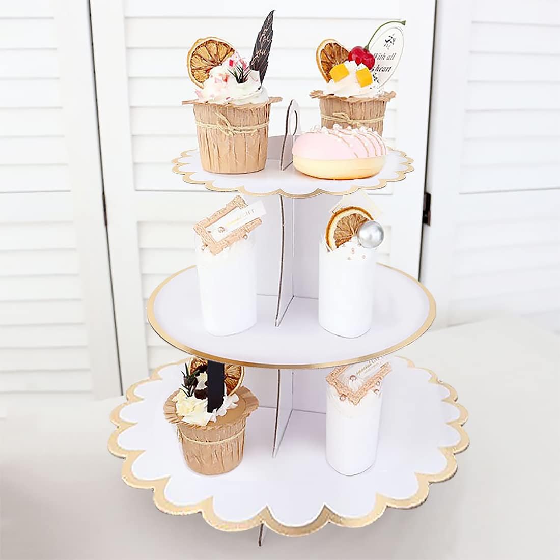 Cardboard Cake Stand 3 Tier, D – Cupcake Stand Tier Bewertung und Preis
