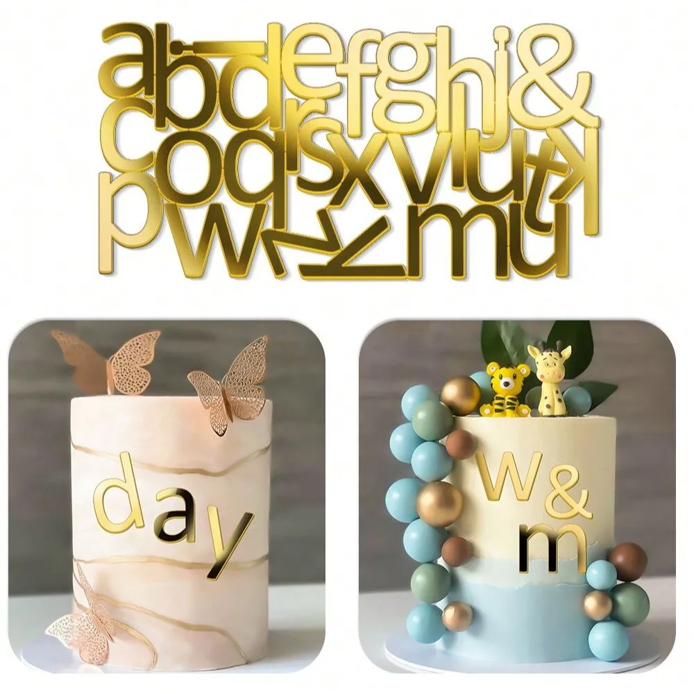 1set Golden Mirror Acrylic A-Z – Event Z Bewertung und Preis